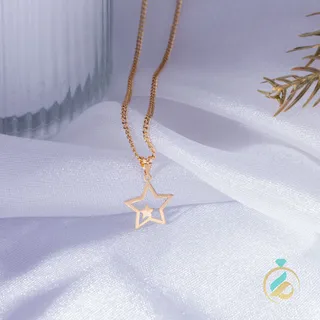 پلاک گردنی طلای ستاره