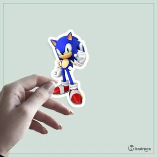 استیکر blue sonic