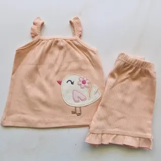 تاپ و شلوارک جوجه گلبهی وچیون