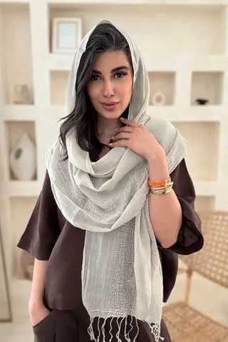 شال لینن سافاری کد 575