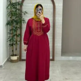 پیراهن گلنار قرمز