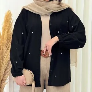 شومیز لینن قلبی