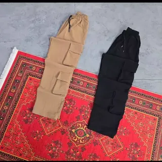 شلوار کارگو بگ مردانه (ارسال رایگان)پایین کش داره شل و بسته میشه کتان پنبه تنخور عالی 