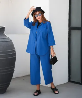 ست مانتو و شلوار Q31218