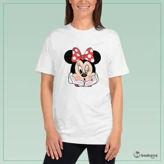 تی شرت زنانه mickey mouse kiss