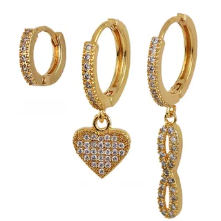 گوشواره زنانه وای اس ایکس مدل بینهایت کد CC834 بست...