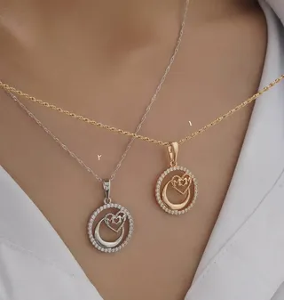 گردنبند استیل ژوپینگ زنانه - دخترانه