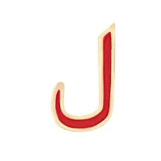 آویز گردنبند نقره ژابیز مدل حرف ل