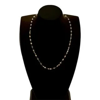 زنجیر پولکی طلا 18 عیار زنانه کرابوکد Kz02