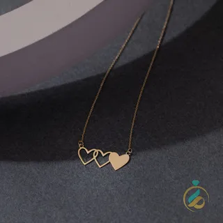 گردنبند مینیمال قلب لیزری