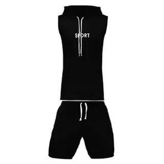 ست تاپ و شلوارک ورزشی مردانه اولسون مدل Band