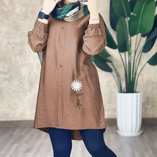  شومیز گلدوزی بابونه زنانه و دخترانه 