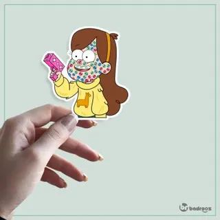 استیکر و برچسب آبشار جاذبه - Gravity Falls 15