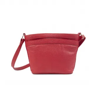 کیف دوشی زنانه چرم طبیعی نوین چرم Novin Leather مدل خورشید
