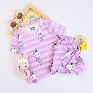 ست راحتی Little bear بنفش خرگوش