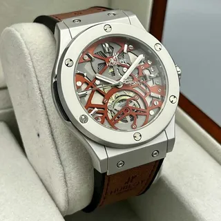 ساعت مچی مردانه قفل کلیپسی مارک دار هابلوت کیفیت قوی  Hublot