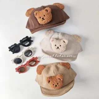 کلاه لبه متحرک تدی پشمالو