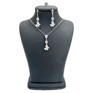 نیم ست نقره زنانه مدل پروانه