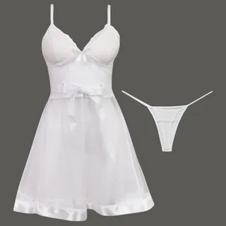 لباس خواب زنانه ماییلدا مدل گیپور گلدار کد 3685-82...
