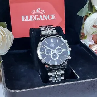 ساعت مچی مردانه  الگانس ELEGANCE MSL751G  سه موتور فعال فول تایم ژاپن 