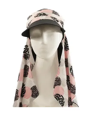کلاه زنانه کلن رو سفید مشکی تارتن Tartanطرح دایره پلنگی کد 4122417637