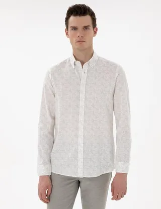 پیراهن آستین بلند مردانه پیر کاردین