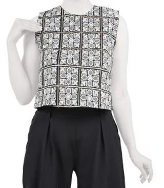 تاپ نخی زنانه آروما مدل 1205033