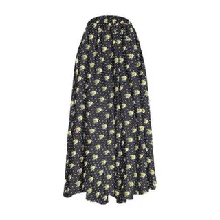 دامن کلوش زنانه مدل E7 رنگ مشکی