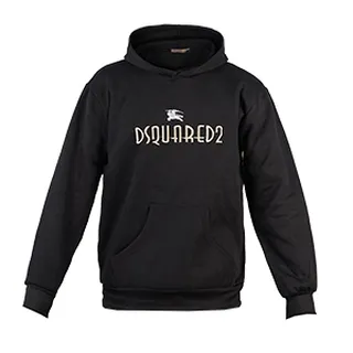 هودی مردانه مشکی DSQUARED2 مدلBehrad