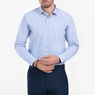 پیراهن آستین بلند یقه کراواتی مردانه ام کی مدل 180...