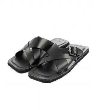 صندل چرم طبیعی مردانه چرم مشهد مدل J6214