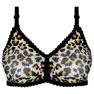 سوتین زنانه ماییلدا مدل پرسی پلنگی بدون فنر کد 504...