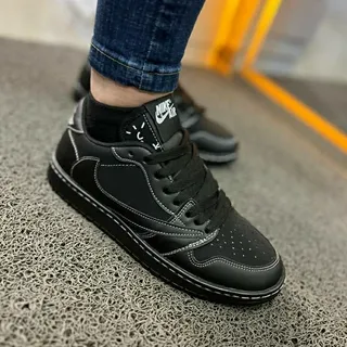 کتونی نایک ایر ترویس مشکی زنانه دخترانه کفش ونس اسپورت اسپرت کتانی نایکی جردن NIKE شیک طبی ورزشی رانینگ چرم راحت راحتی