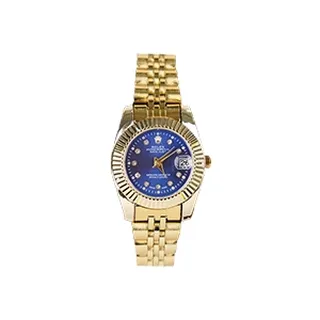 ساعت Rolex زنانه صفحه آبی مدل R12