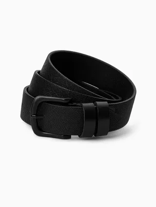 کمربند چاپی چرمی مردانه کورت