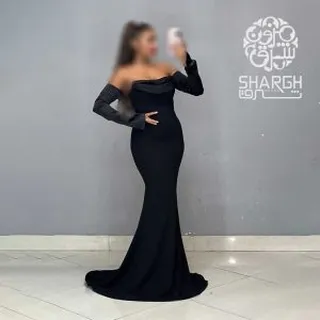 ماکسی کرپ کش آستین ساتن
