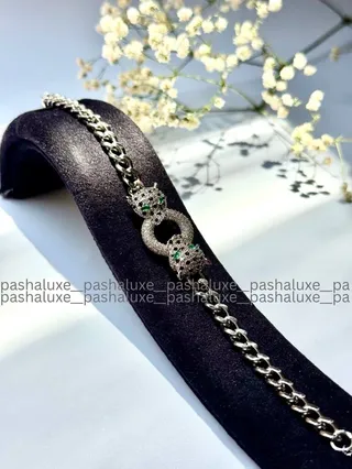 دستبند زنانه طرح پنتر کارتیر - برند ژوپینگ