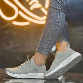 کفش جورابی زنانه مدل وینیتو رنگ طوسی