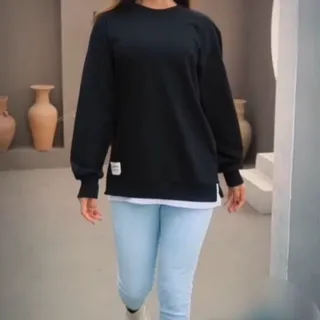 تونیک زنانه جنس نخ پنبه فری سایز مناسب 38 تا 48 ارسال رایگان