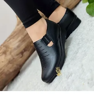 کفش زنانه کفش طبی مدل لمه ساینا کفش لژدار کفش اداری 