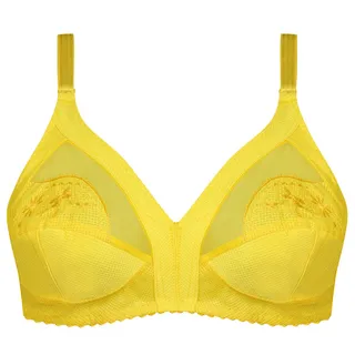 سوتین زنانه ماییلدا مدل بدون فنر گیپور گلدار کد 50...