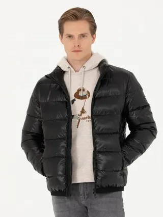 کاپشن مردانه مشکی کاشارل