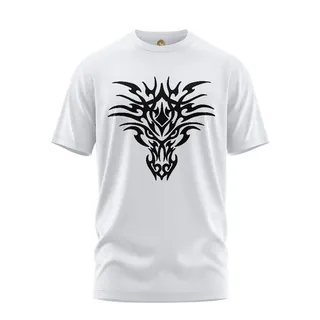 تی شرت آستین کوتاه زنانه هومرو مدل TW169 طرح اژدها