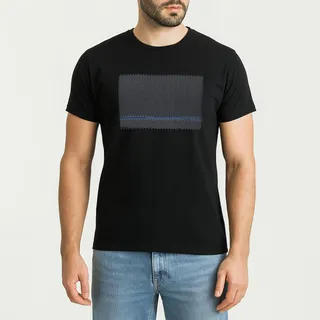 تی شرت آستین کوتاه مردانه باینت مدل 554-4 رنگ مشکی