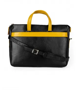 کیف اداری چرم طبیعی چرم آرا مدل e086