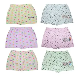 شورت دخترانه چیندکا مدل سوپر پنبه کد 1010 مجموعه 6 عددی