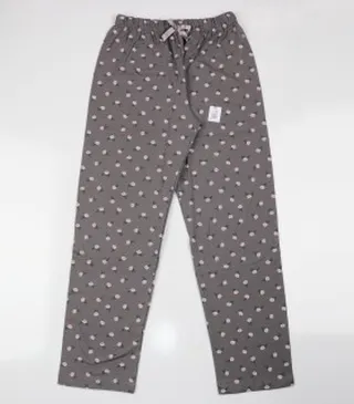 شلوار نخی و راحتی زنانه طرح دار کد 134210