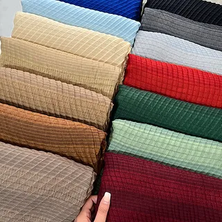 شال پلیسه نخی حصیری کد502
