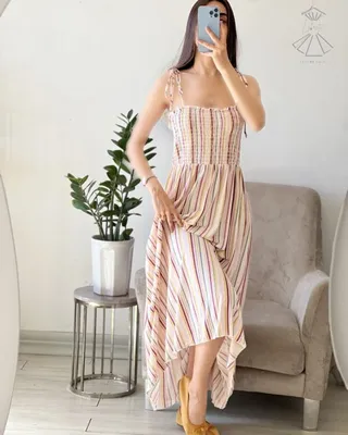 پیراهن راه راه جودی(کد 2075)