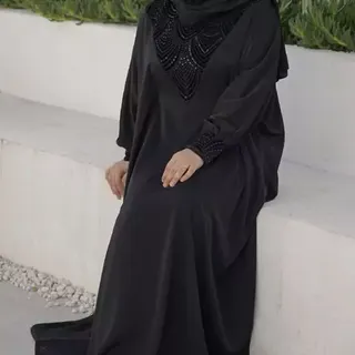 مانتو عبایی مخمل سوزندوزی زنانه دخترانه مدل بهار با کیفیت عالی 